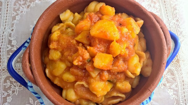 Alt="vorrei italian pasta with potatoes"