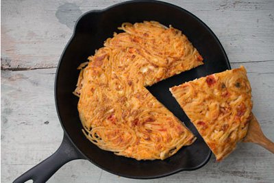 Tasty Pasta Omelette