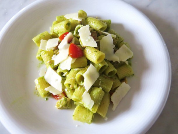 Alt="vorrei italian creamy pesto and chicken pesto pasta recipe"